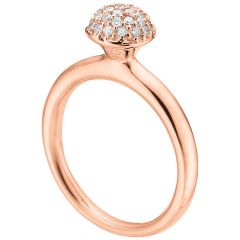 Blossom - Diamant Ring - 14 Karat Rosaguld