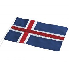 Noa Kids - Islandsk Stutflag - Blå/Hvid/Rød