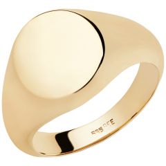 Aveny - Signet Ring - 14 Karat Guld