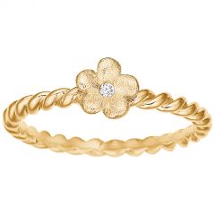 Blossom - Blomster Ring - 9 Karat Guld