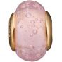 Christina London - Bubbly Pink Globe Charm - Forgyldt