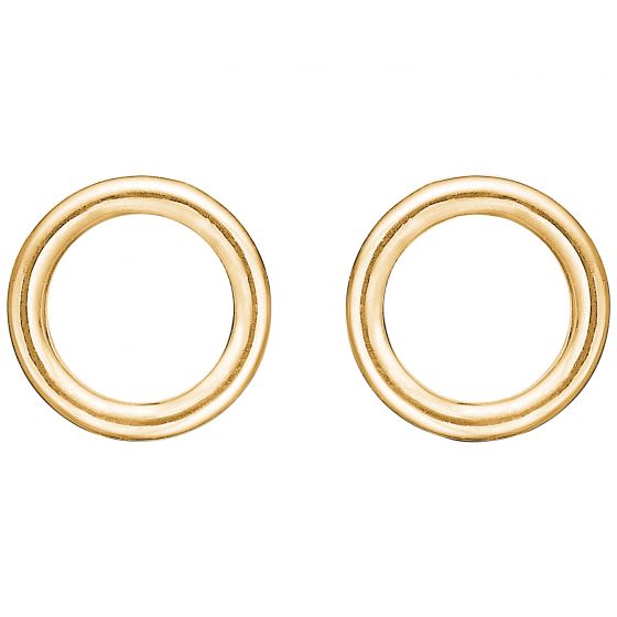 Mads Z - Corona Cirkel Ørestikker - 8 Karat Guld