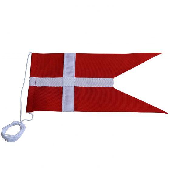 Noa Kids - Dannebrog Splitflag - Rød/Hvid