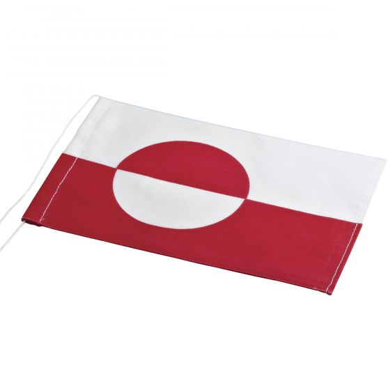Noa Kids - Grønlandsk Stutflag - Hvid/Rød
